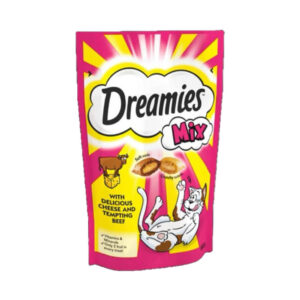 تشویقی گربه دریمیز میکس گوشت گاو و پنیر Dreamies