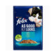 پوچ گربه بالغ فلیکس پورینا با طعم ماهی تن در ژله felix purina tuna