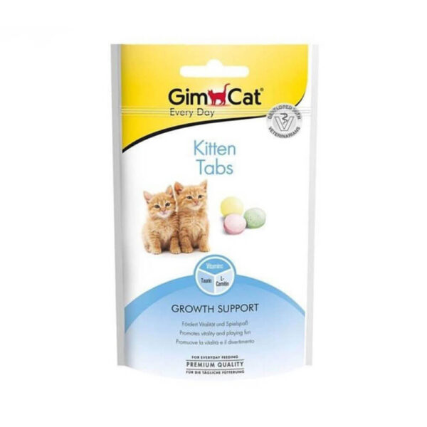 قرص مکمل رشد بچه گربه جیم کت Gim Cat Kitten Tabs