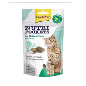 تشویقی گربه نوتری پاکت جیم کت با طعم کت نیپ Gim Cat Nutri Pockets with Catnip