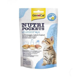 تشویقی بچه گربه نوتری پاکت جیم کت جونیور میکس Gim Cat Nutri Ppockets Junior Mix