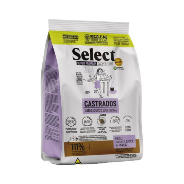 غذا خشک گربه بالغ عقیم شده مونلو سلکت Monello Select Gastrado