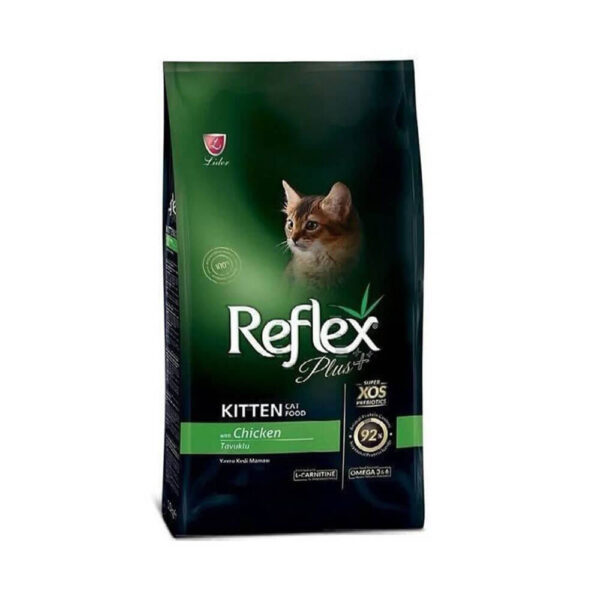 غذا خشک بچه گربه رفلکس پلاس با طعم مرغ reflex kitten food chicken